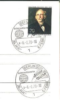 International Green Week Berlin 1970 with special cancellation