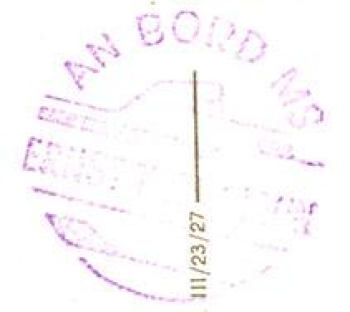Elbe steamer board stamp "Ernst Thälmann" * approx. 1970