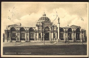 Kobenavn Glyptoteket German censorship stamp o 26.4.1942
