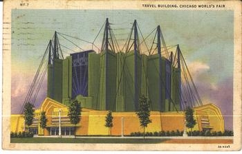 Illinois Chicago, Travel Building World`s Fair o 14.8.1933