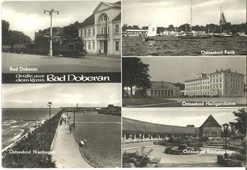 18209 Bad Doberan with the "Molly" small train * around 1980