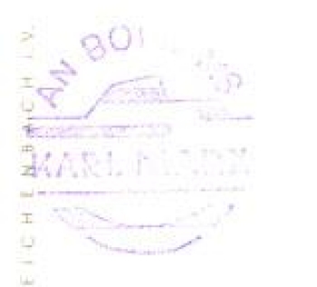 Elbe steamer "Wilhelm Pieck" RS board stamp "on board MS Karl Marx" * approx. 1970