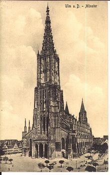 Ulm Donau Münster * ca. 1920