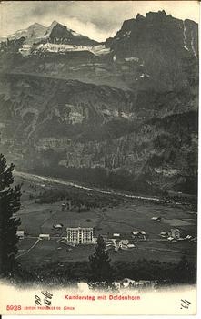 Kandersteg mit Doldenhorn * ca. 1910