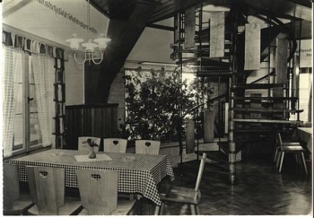 23973 Groß Stieten "Mecklenburger Mühle" restaurant, interior view * approx. 1970
