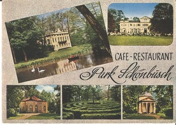Aschaffenburg Cafe Park Schonbusch o 21.8.1967