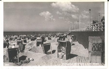25980 Westerland beach chairs *approx. 1940