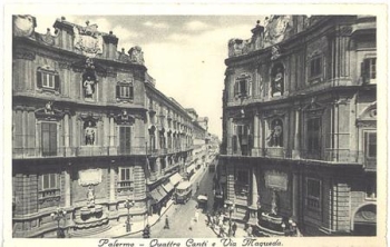 Palermo Quattro Canti e Via Magueda *ca. 1930