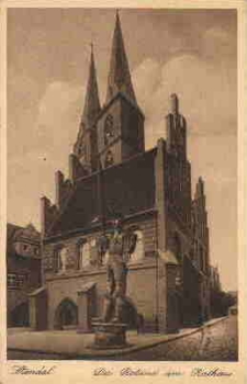 Stendal Roland am Rathaus * ca. 1925
