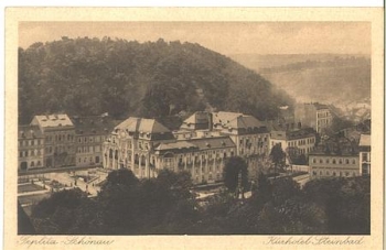Teplitz-Schonau Kurhotel Steinbad * ca. 1920