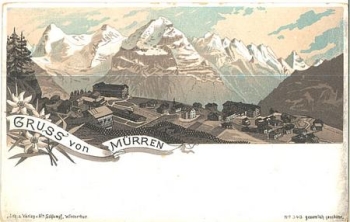 Mürren Litho Switzerland * ca. 1900