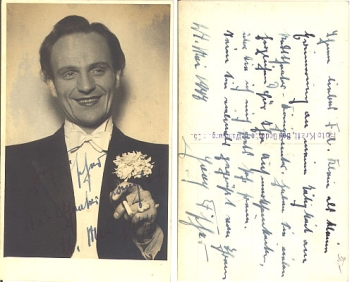 Georg Fifler orig. Autograph May 24th, 1947