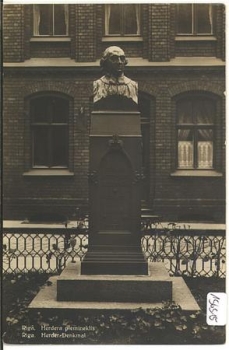 Riga Herder-Denkmal gebr. 16.7.1937