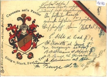 Hamburg Carossia seis Panier Studentica o 28.10.1929