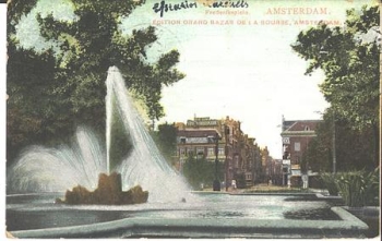 Amsterdam Frederiksplein Edition Grand Bazar de la Bourse o 6.5.1908