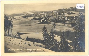 98559 Gehlberg postcard winter o 26.8.1957