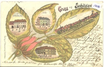 04889 Schildau Litho in leaf form o July 26, 1901