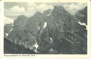 Stripsenjochhuette im Kaisertal * ca. 1920