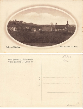 14823 Raben Flaeming Dorf und Burg * 1930