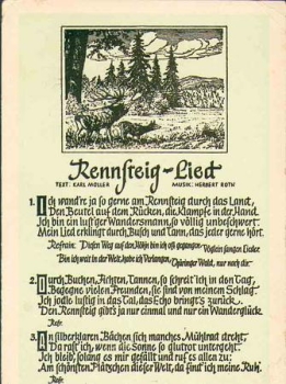 Herbert Roth Rennsteiglied  * ca. 1955