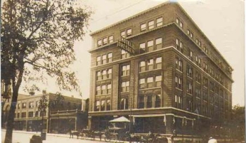 Flint Michigan Hotel Dresden Real Photo Ak o 25.7.1910
