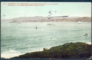 San Francisco lime Point and the golden gate from land`s end, o 11.2.1908