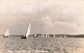 15864 Diensdorf Landpoststempel auf AK Bad Saarow-Pieskow o 23.7.1963