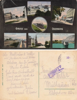 16248 Oderberg o um 1918