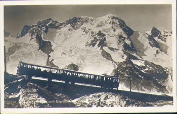 Gornergratbahn mit Breithorn, * ca. 1930