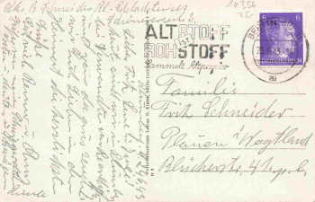 16356 Blumberg Ahrensfelde Reichs-Seminar Nationalsozialistischen Volkswohlfahrt NSV o 1943