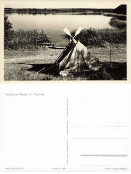 17237 Zirtow Rätz See campsite *1956 Hanich0125