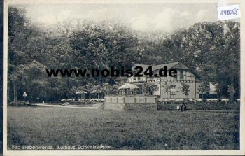 04924 Bad Liebenwerda, Kurhaus Schweizerhaus, o ca. 1930
