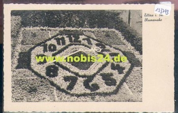 02763 Zittau flower clock *approx. 1950
