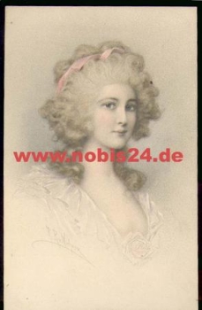 Woman head  M. M. Vienne artist card M. Munk sig. v. Wichera 829 * approx. 1920