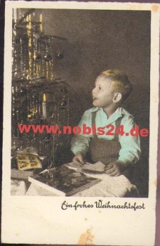 Deutsche Feldpost 42425 A mit Stummenstempel 20.12.1941 auf Weihnachtskarte 2. WK