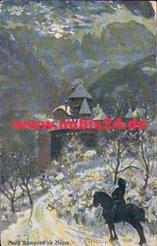 Burg Kampen ob Bozen Künstlerkarte Pleissner, o 19.11.1914