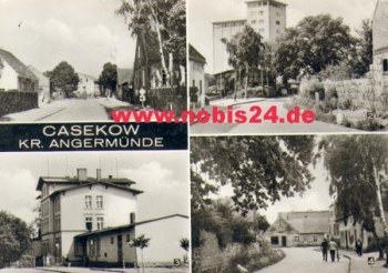 16306 Casekow mit Bahnhof, o 4.10.1979