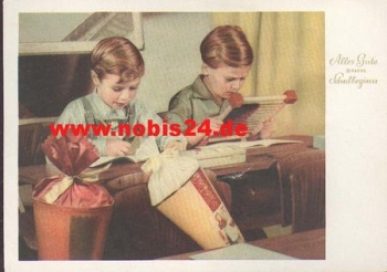 Children doing arithmetic, br. 1957
