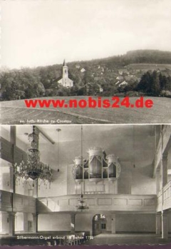 02681 Crostau Kirche mit Silbermann Orgel *ca. 1966