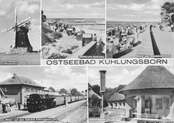 18255 Kuehlungsborn Multi-image postcard o 1970