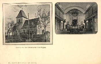 04523 Pegau Kirche zu Grossstorkwitz * ca. 1900