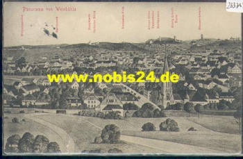 01689 Weinböhla, Panorama Litho o 27.5.1911