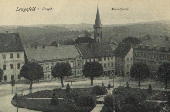 Lengefeld i. Erzgebirge Marktplatz *ca. 1915
