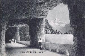 Fluelen Axenstrasse und Birkenstock o 07.7.1926