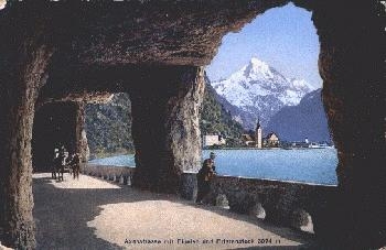 Fluelen Axenstrasse und Birkenstock o 15.9.1926