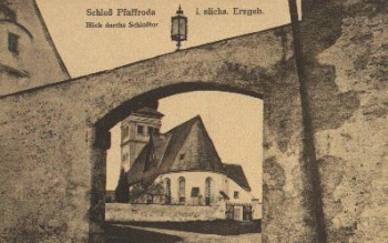 Pfaffroda Erzgebirge Schloss  *ca. 1935