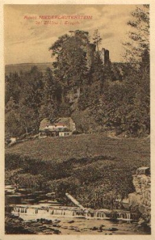 09517 Zoblitz Ruine Niederlauterstein * ca. 1930