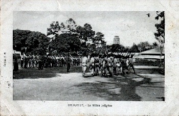Benin Dahomey La Milice indigenous police force born. circa 1920