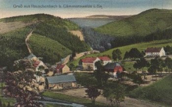 09544 Rauschenbach bei Cammerswalde gebr. 1918