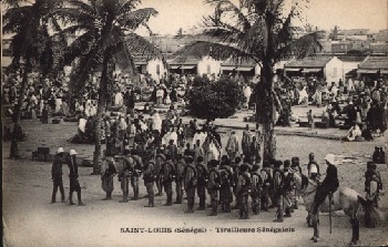 Senegal Saint-Louis Tirailleurs Senegalese Senegalese Army * approx. 1900